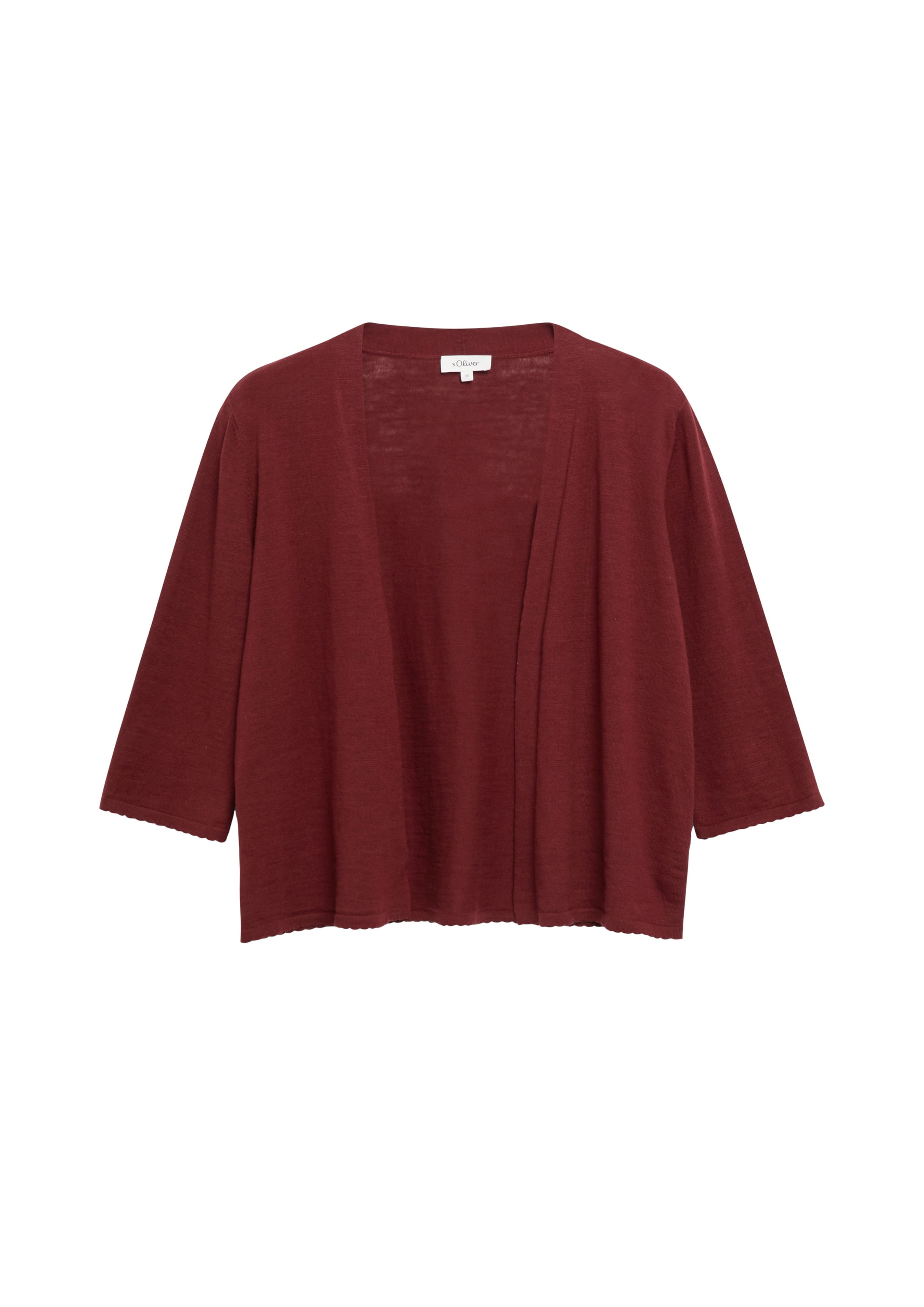 Cardigan s.Oliver en rouge : devant