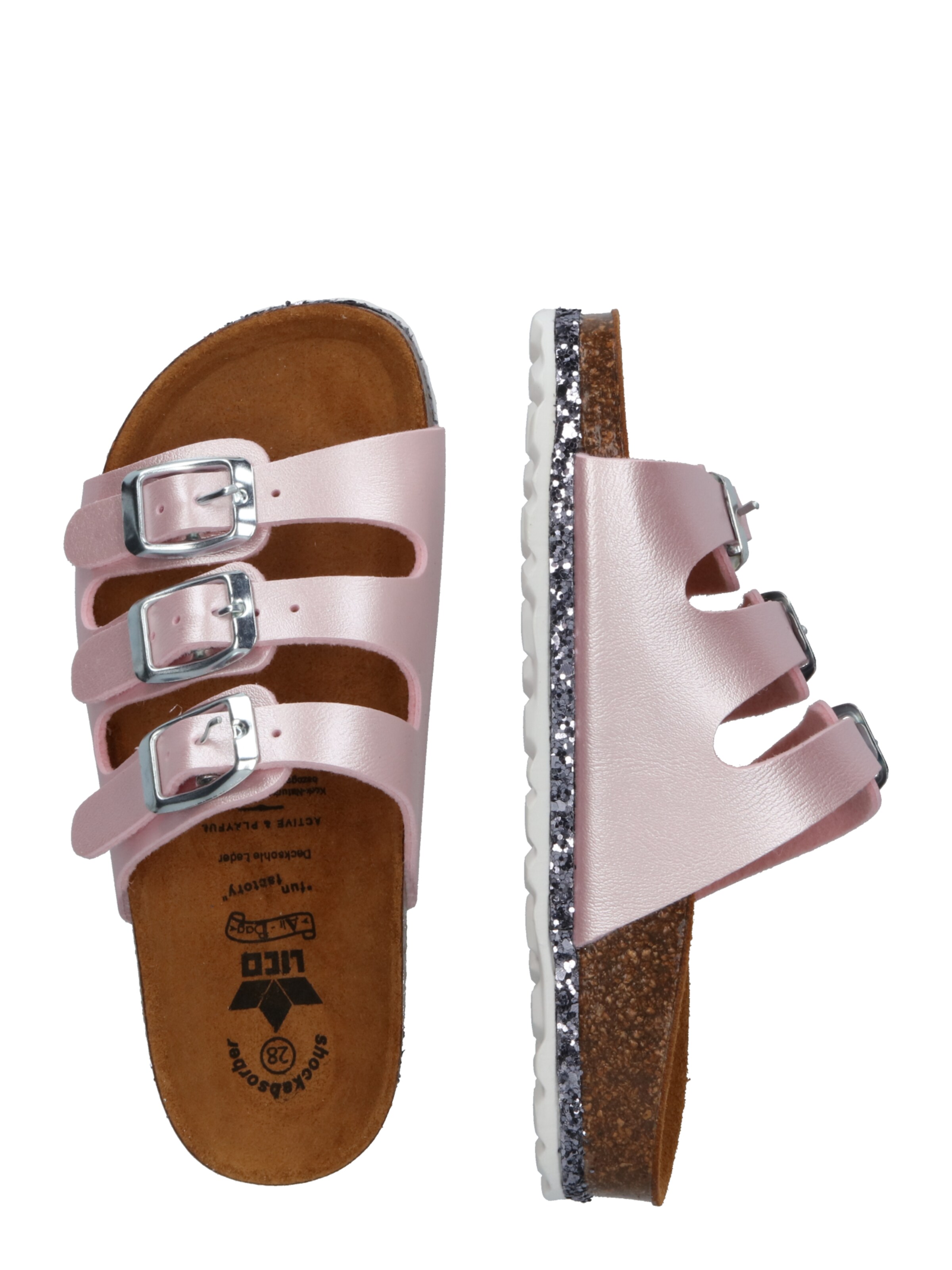 LICO Sandalen 'Bioline Sensation' in Roze