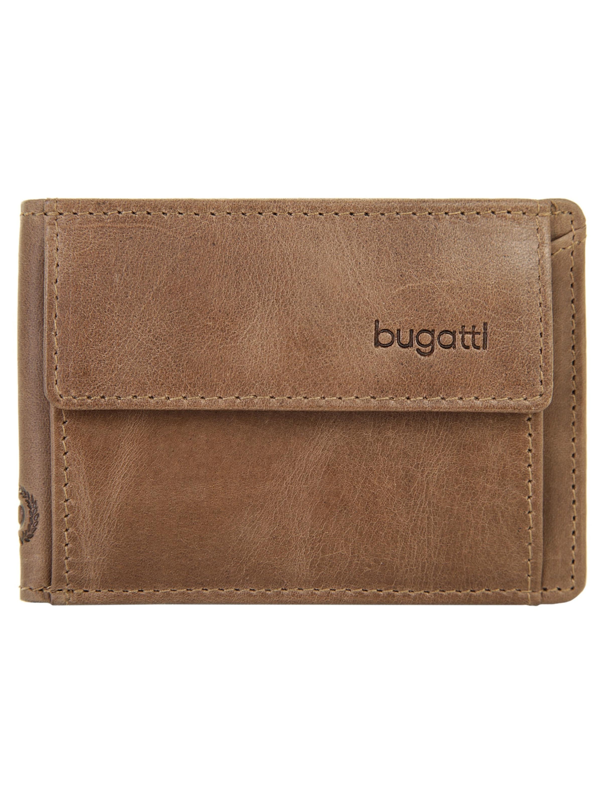 bugatti Wallet 'BUGATTI Mini Geldbörse' in Brown: front