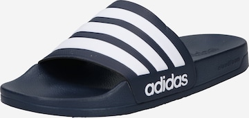 Claquettes / Tongs 'Adilette' ADIDAS ORIGINALS en bleu : devant