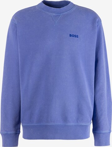 BOSS Sweatshirt in Purple: front