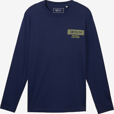 TOM TAILOR DENIM Camiseta en navy / lima, Vista del producto