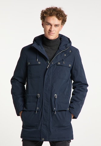 MO Winter Parka in Blue: front