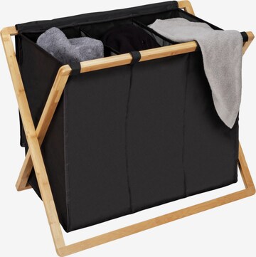 Wenko Laundry Basket 'Trio Ecori' in Black