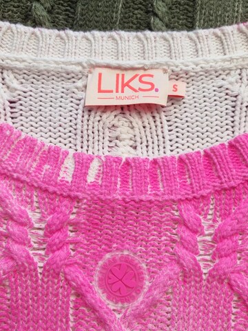 LIKS. Munich Sweater 'DoroC' in Pink