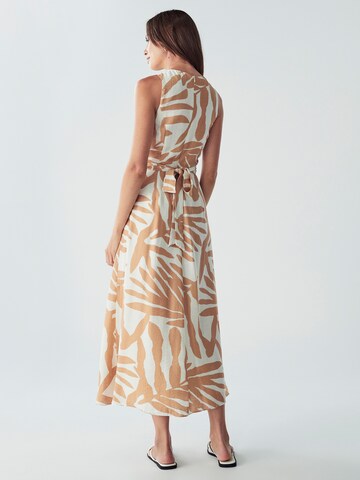 Willa Dress 'Revival' in Beige: back