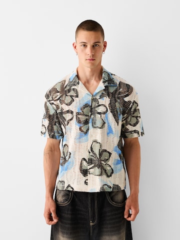 Bershka Comfort fit Button Up Shirt in Mixed colours: front