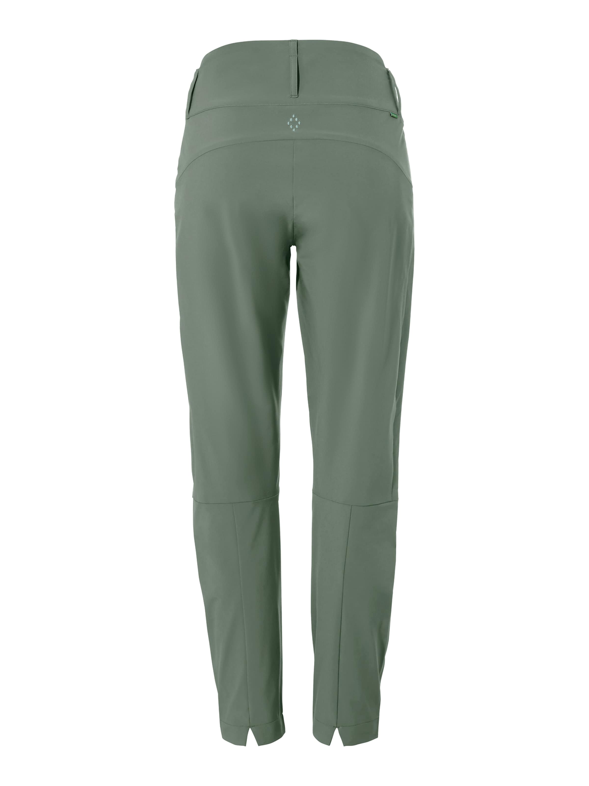 VAUDE Regular Outdoor trousers 'Skomer III' in Green