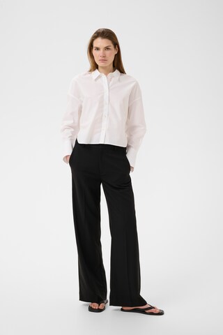Wide Leg Pantalon à plis 'Yukta' InWear en noir