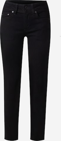 G-STARregular Traperice - crna boja: prednji dio