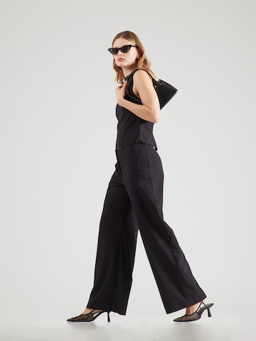 Wide Leg Pantalon WEEKDAY en noir