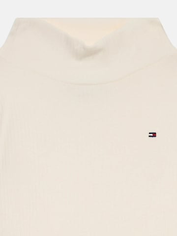 TOMMY HILFIGER Shirt 'MOCK LS' in Beige