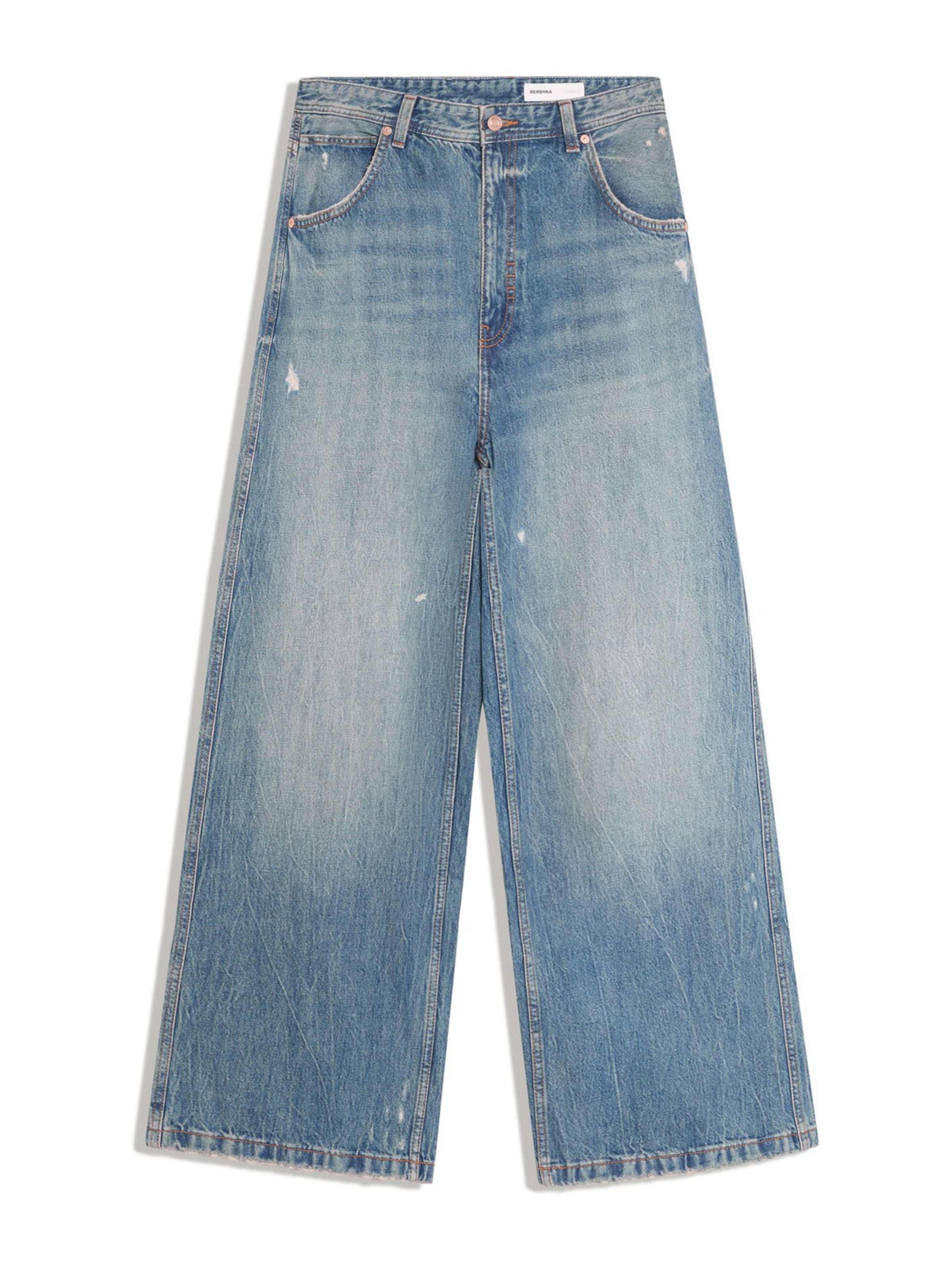 Jean Bershka en bleu : devant