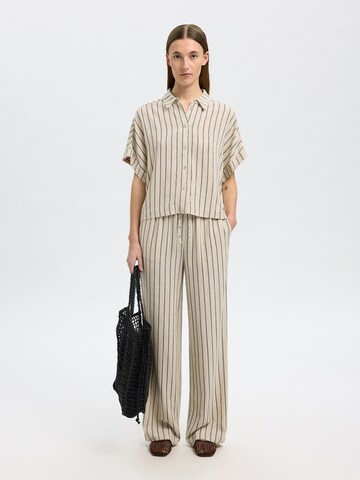 SELECTED FEMME Bluse 'SLFViva' i beige