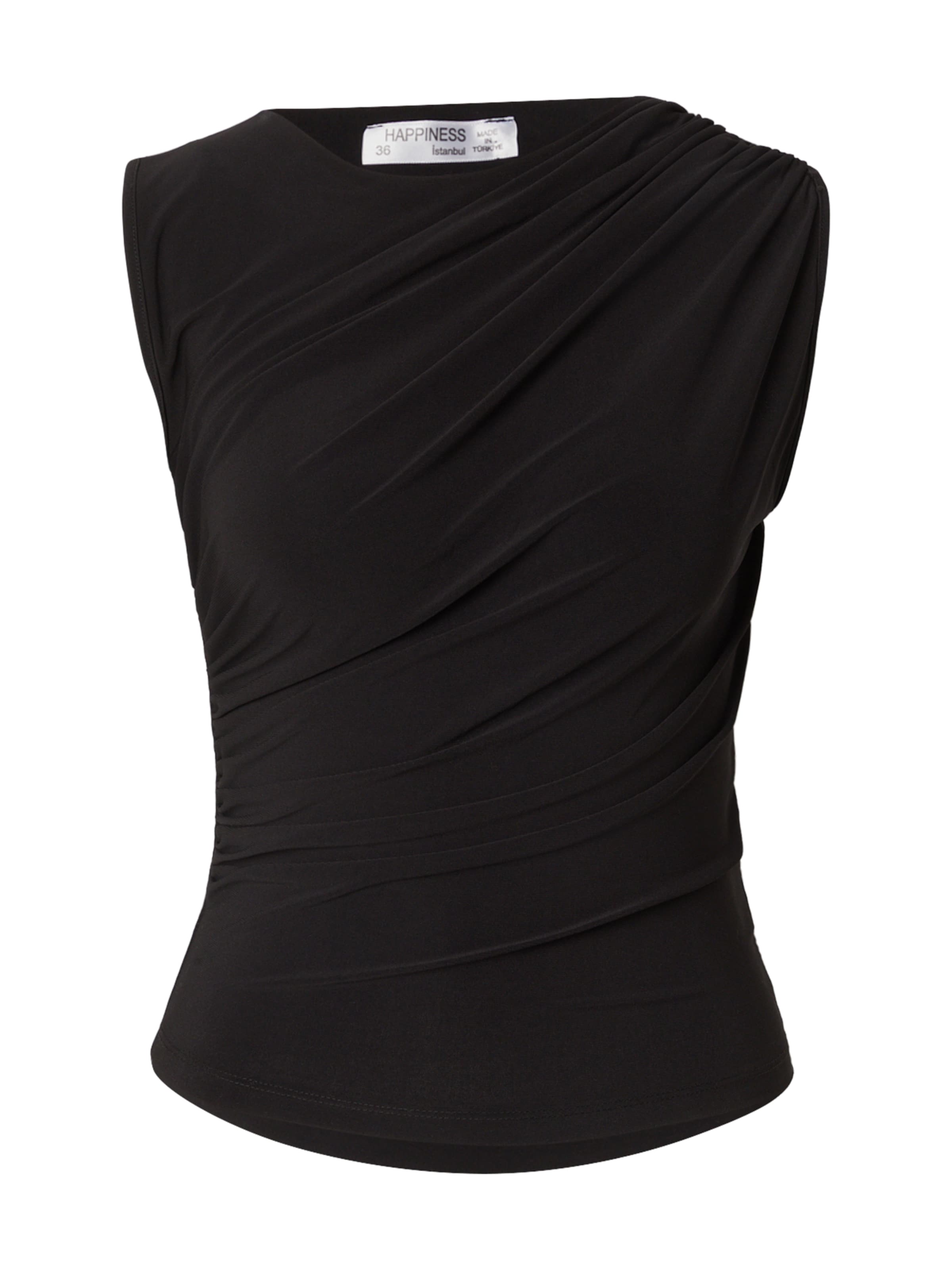 juoda Happiness İstanbul Palaidinė be rankovių: priekis