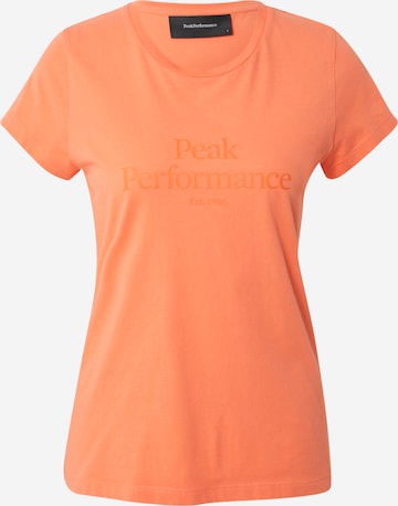 PEAK PERFORMANCE Koszulka funkcyjna w kolorze pomarańczowy: przód