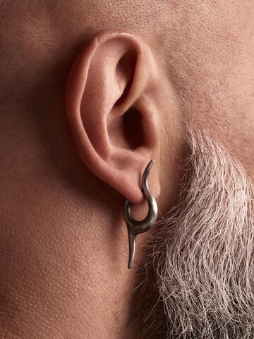 Boucles d'oreilles 'FLAME' REYTEL en argent
