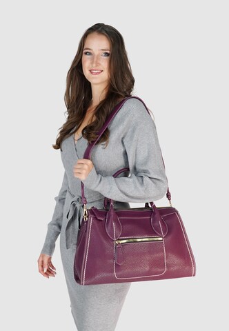 HARPA Handbag 'IVER' in Purple: front