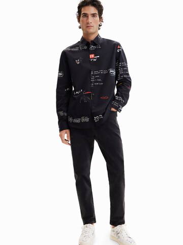 Desigual Regular Fit Hemd 'CARLO' in Schwarz