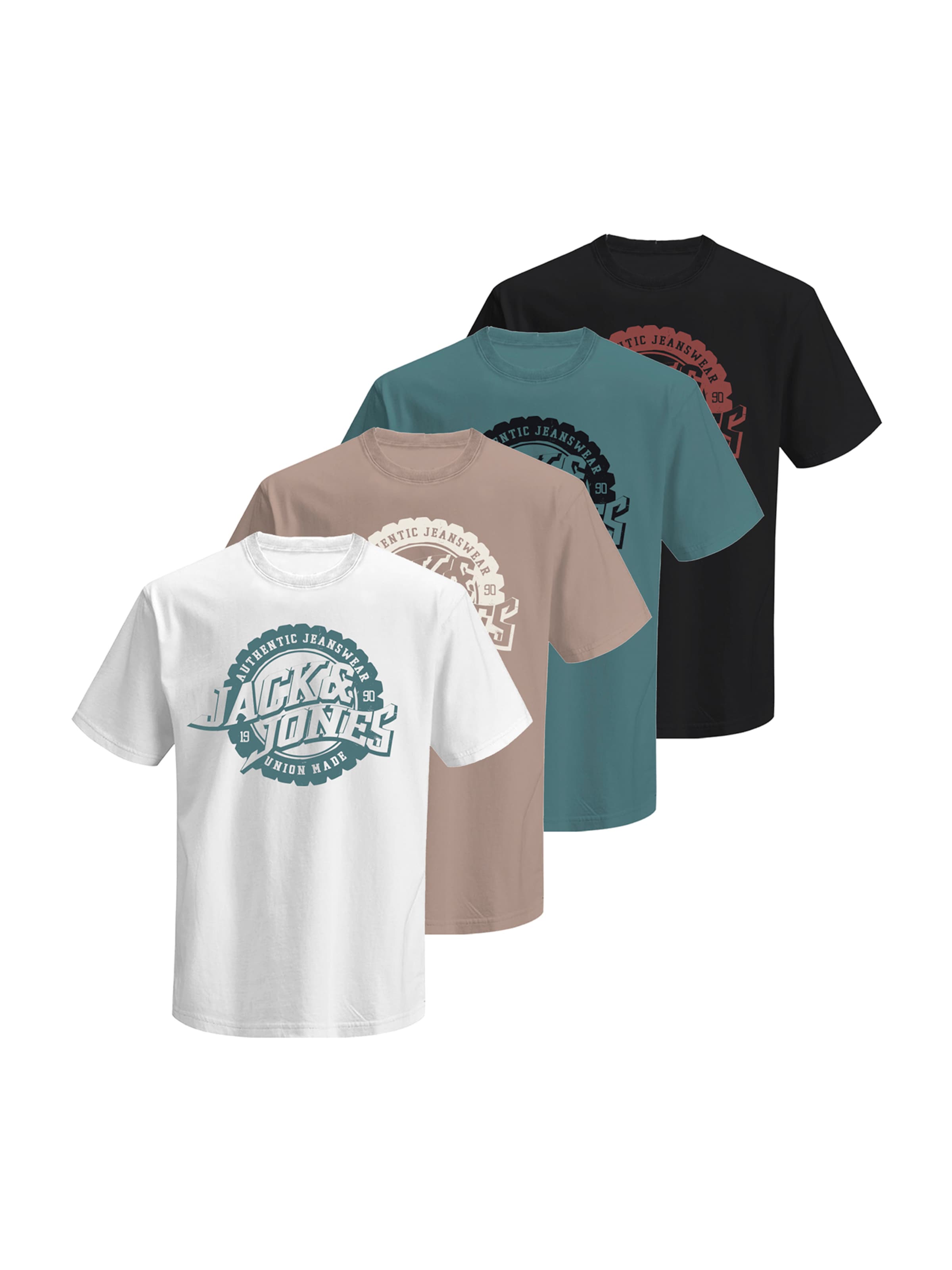 Jack & Jones Premium Tričko 'JPRBLUBARON' – hnědá: přední strana