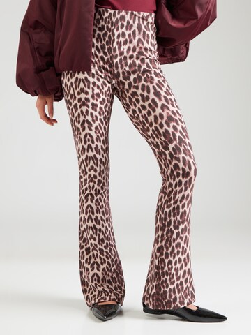 OH APRIL Levenevä Leggingsit 'Tia' värissä ruskea: etupuoli