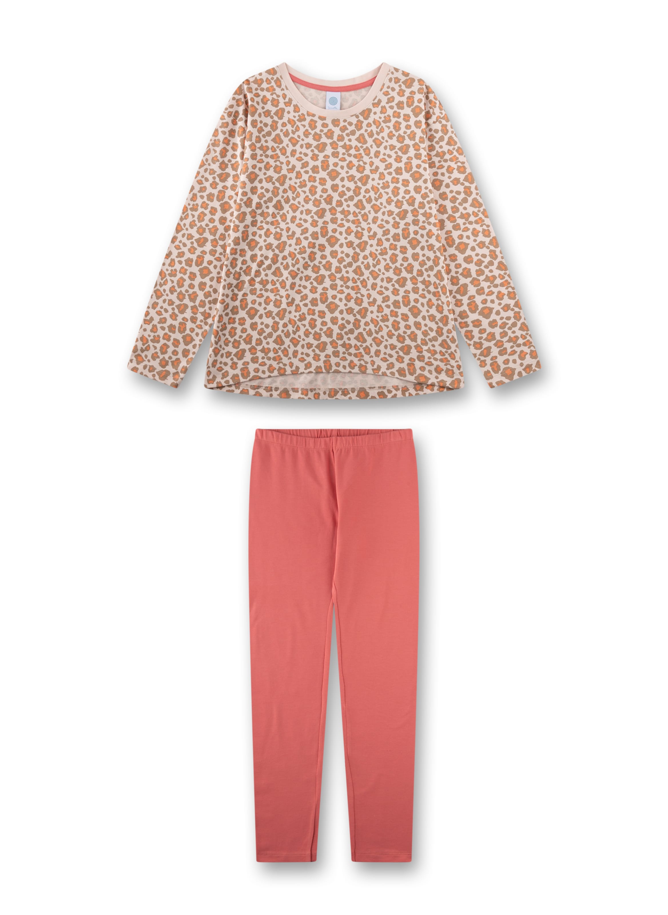 Sanetta Schlafanzug in Orange: Vorderseite