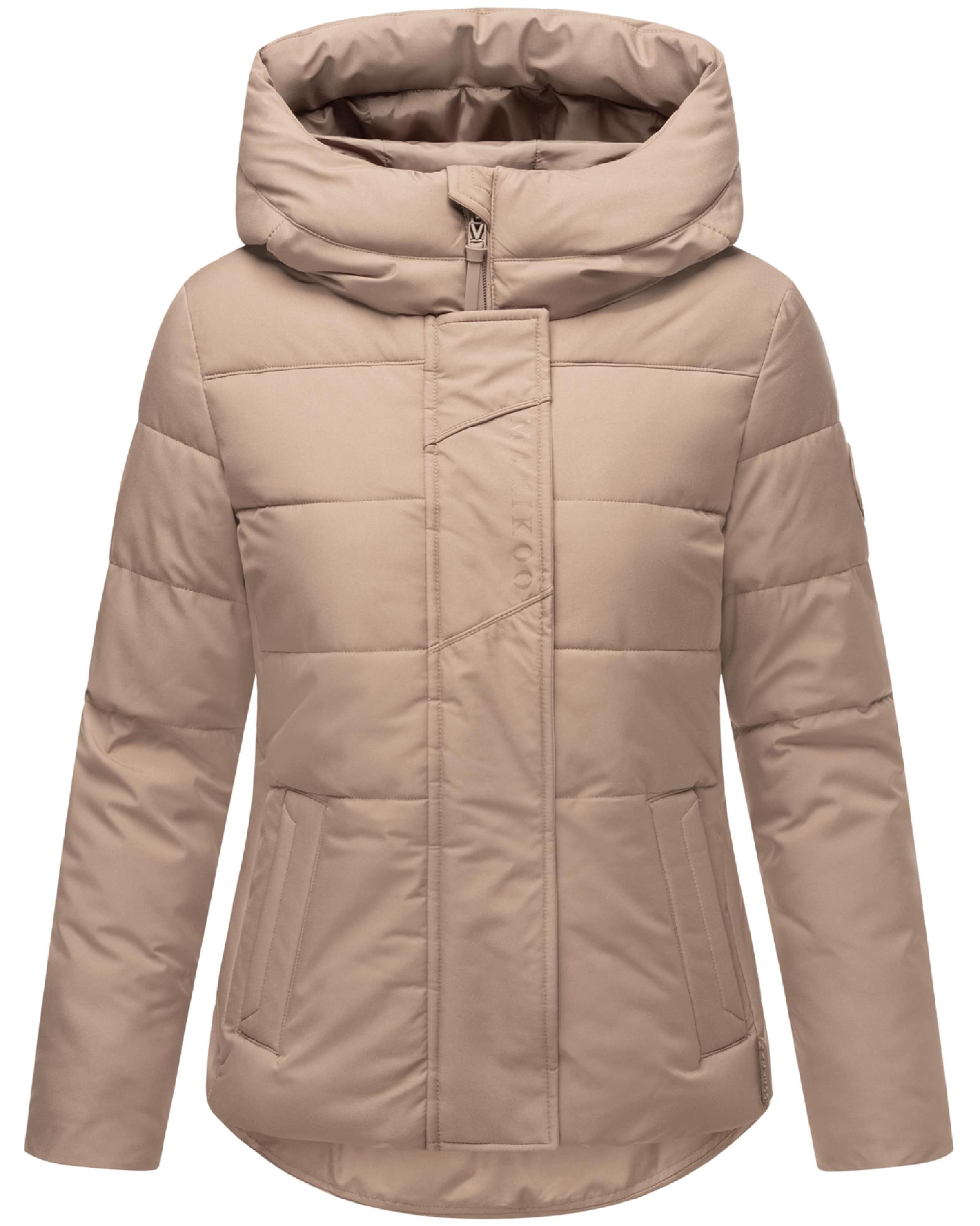 MARIKOO Weatherproof jacket 'Elira 16' in Grey: front