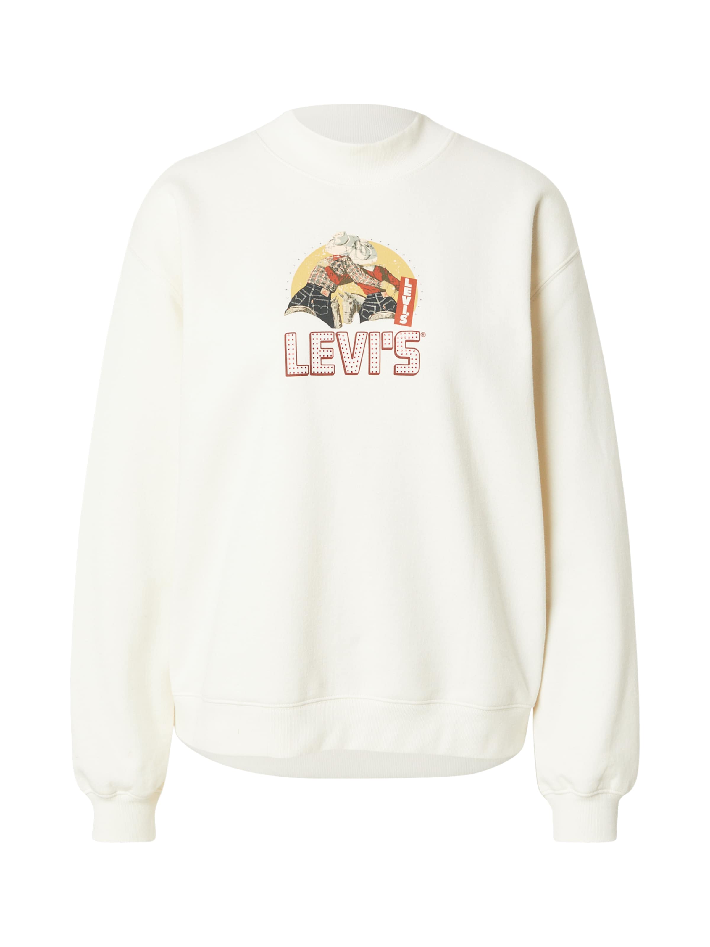 LEVI'S ® Μπλούζα φούτερ 'COLLINS' σε λευκό: μπροστά