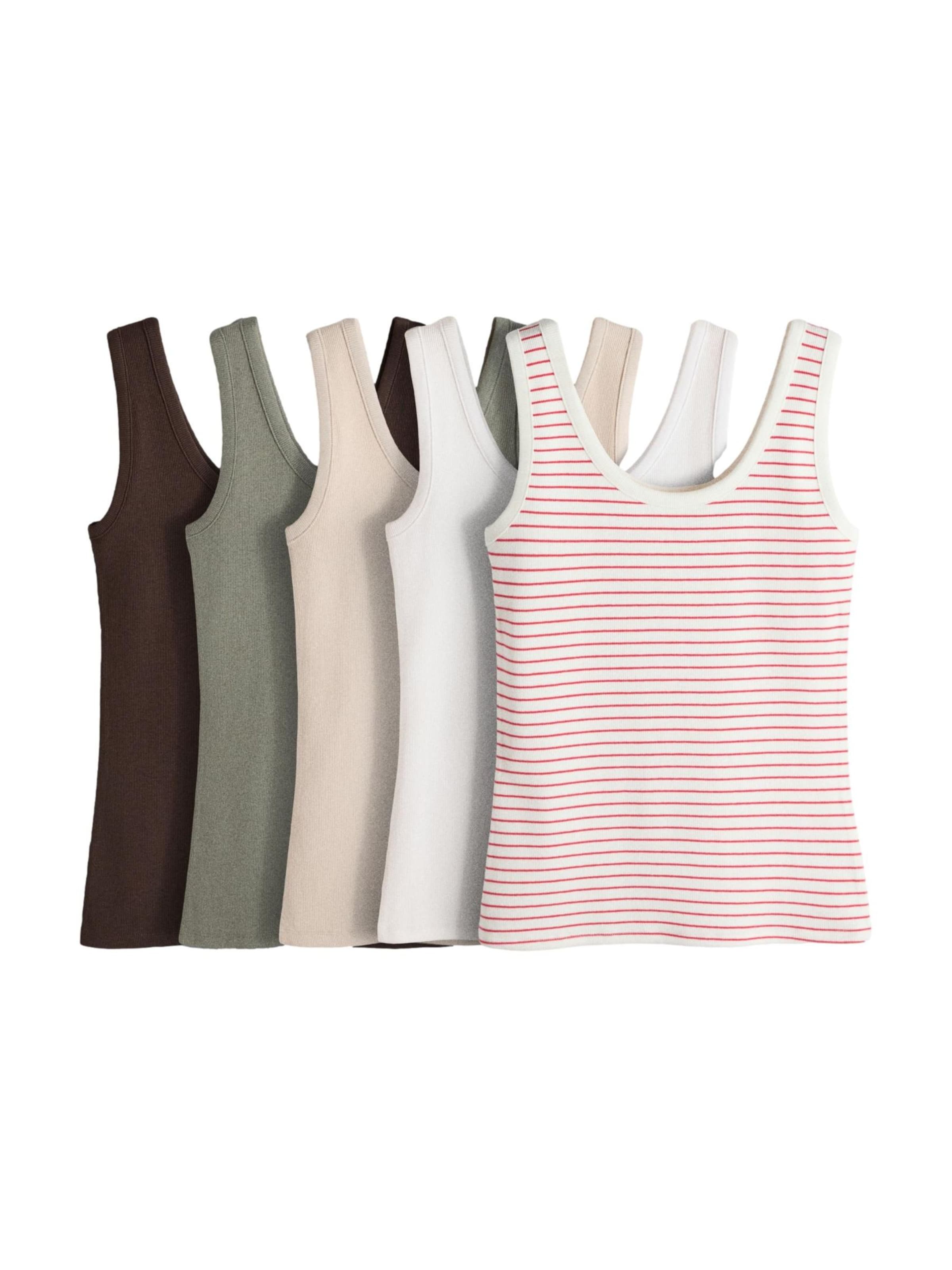 The Set Top in Beige: Vorderseite