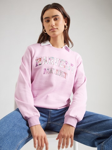 ONLY Sweatshirt 'ONLFREDERIKKA' in Purple: front