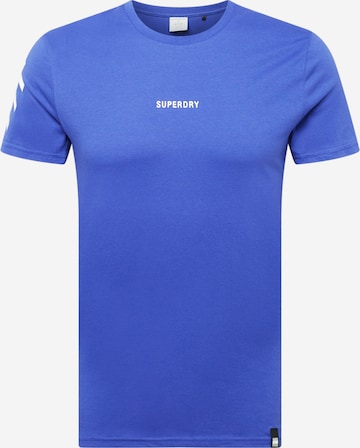 Superdry Sportshirt in Blau: predná strana