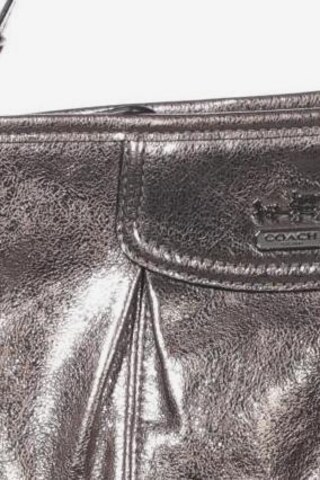 COACH Handtasche klein Leder One Size in Silber