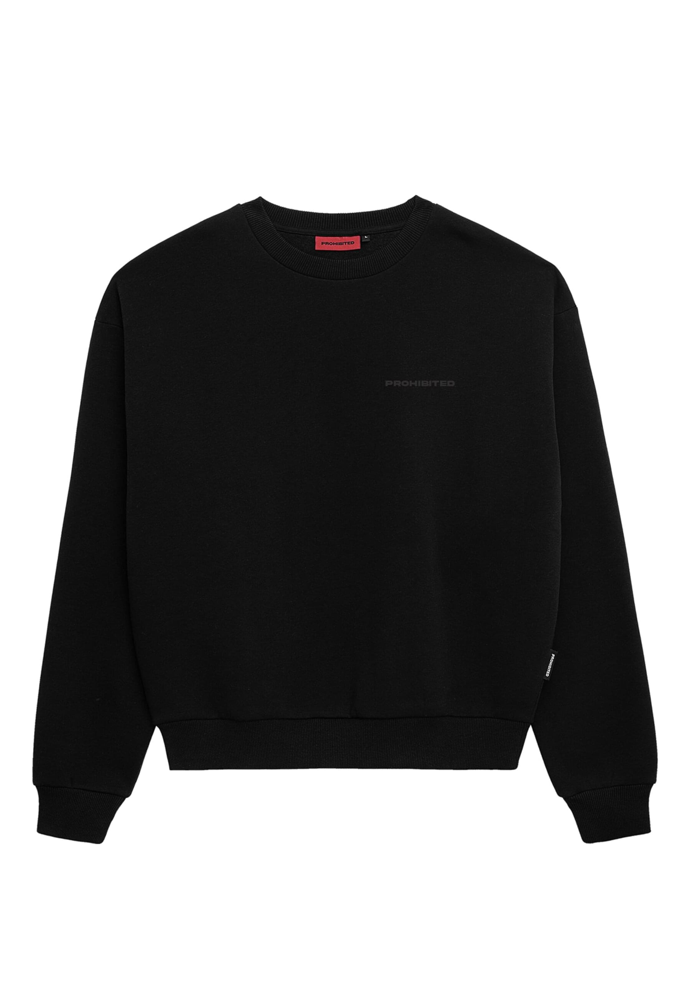 Prohibited Mikina – černá: přední strana