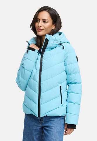 MARIKOO Winterjas in Blauw