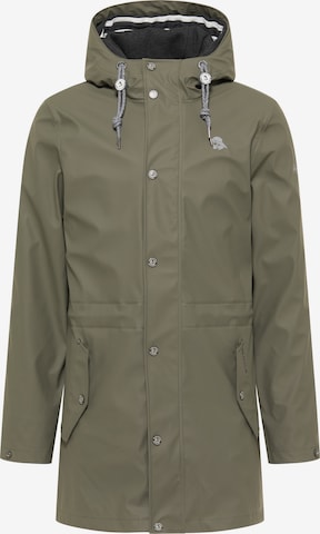 Schmuddelwedda Between-Seasons Parka in Green: front