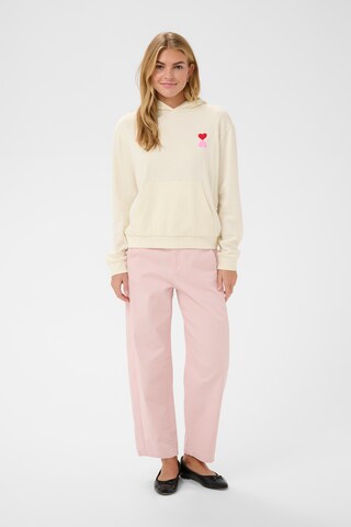 SAINT TROPEZ Sweatjakke 'PixilineSZ' i beige