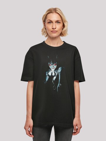 T-shirt oversize 'DC Comics Batman Alex Ross Catwoman' F4NT4STIC en noir : devant