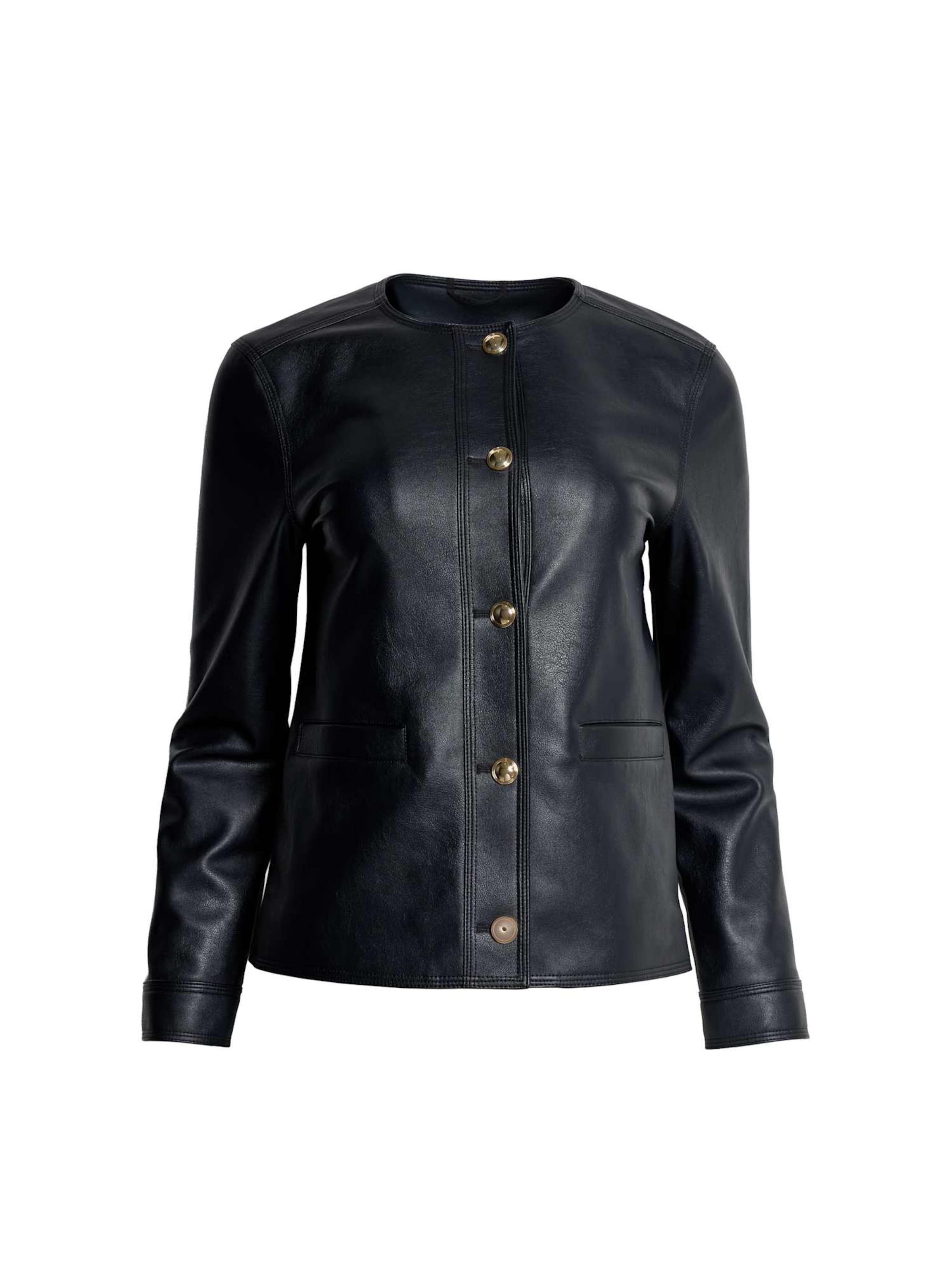 Giacca di mezza stagione di Marks & Spencer in nero: frontale