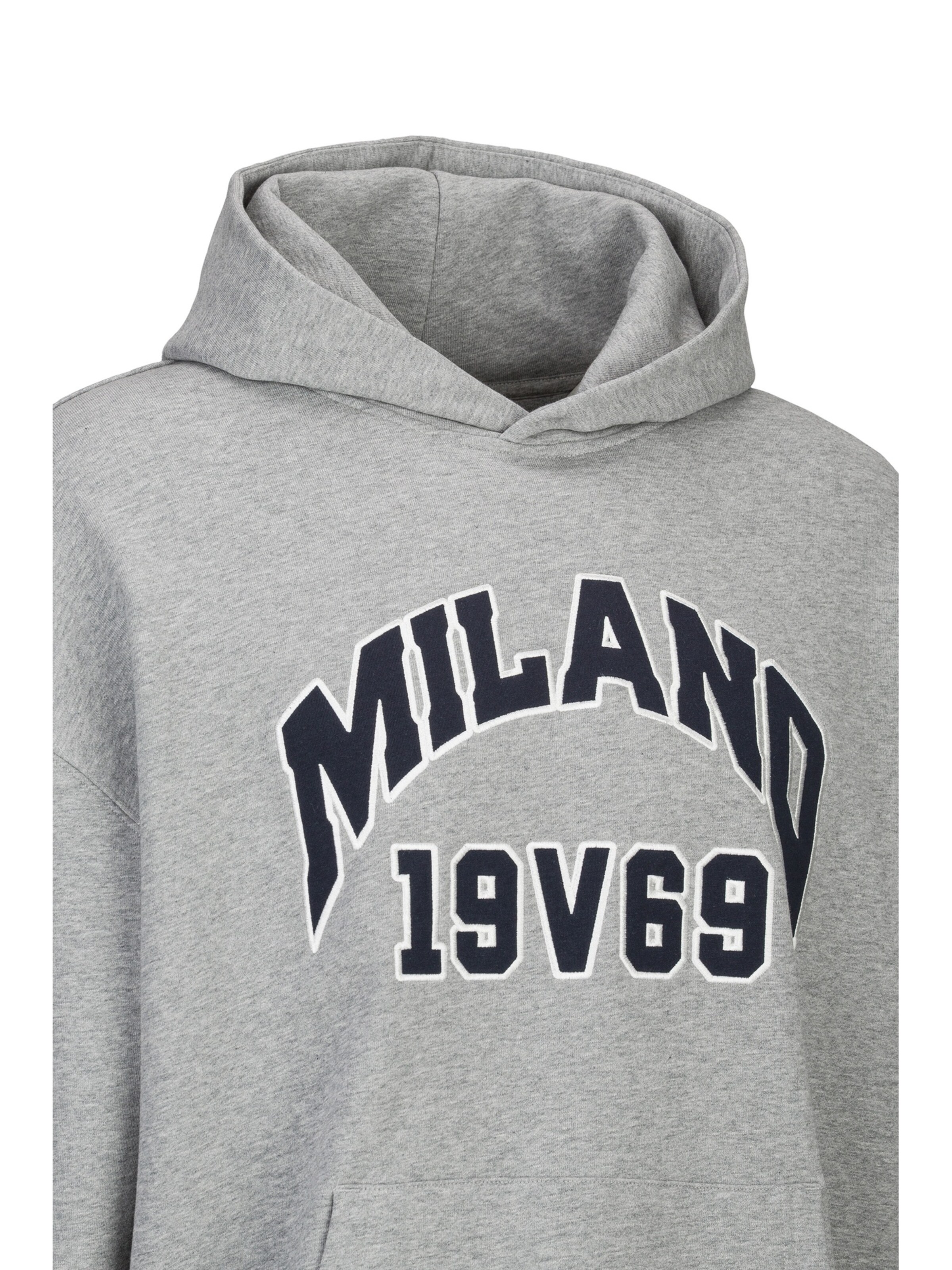 19V69 ITALIA Tréning póló 'Quentino College' - szürke