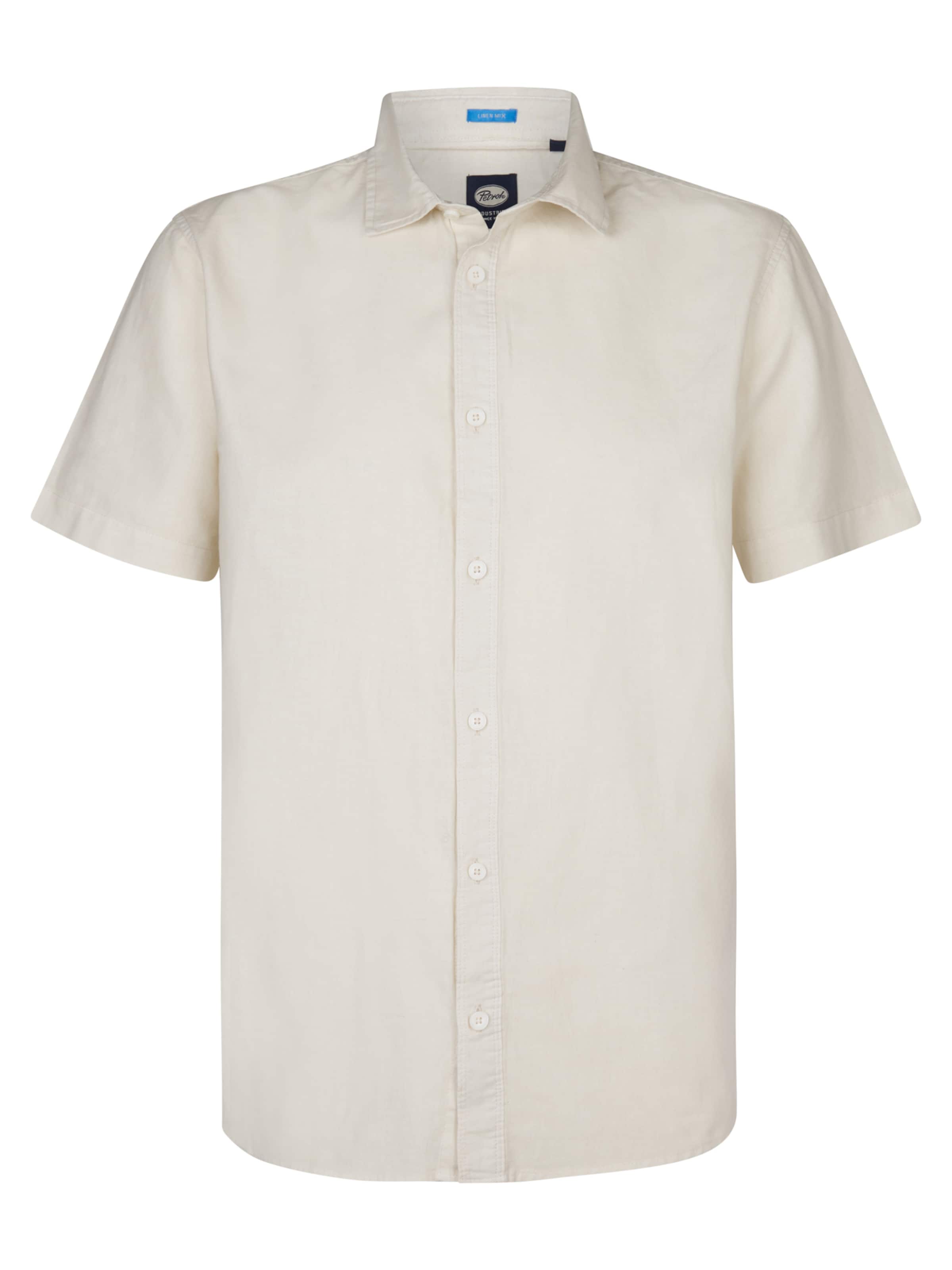 Petrol Industries Hemd 'Oceanbreeze' in Weiß: Vorderseite