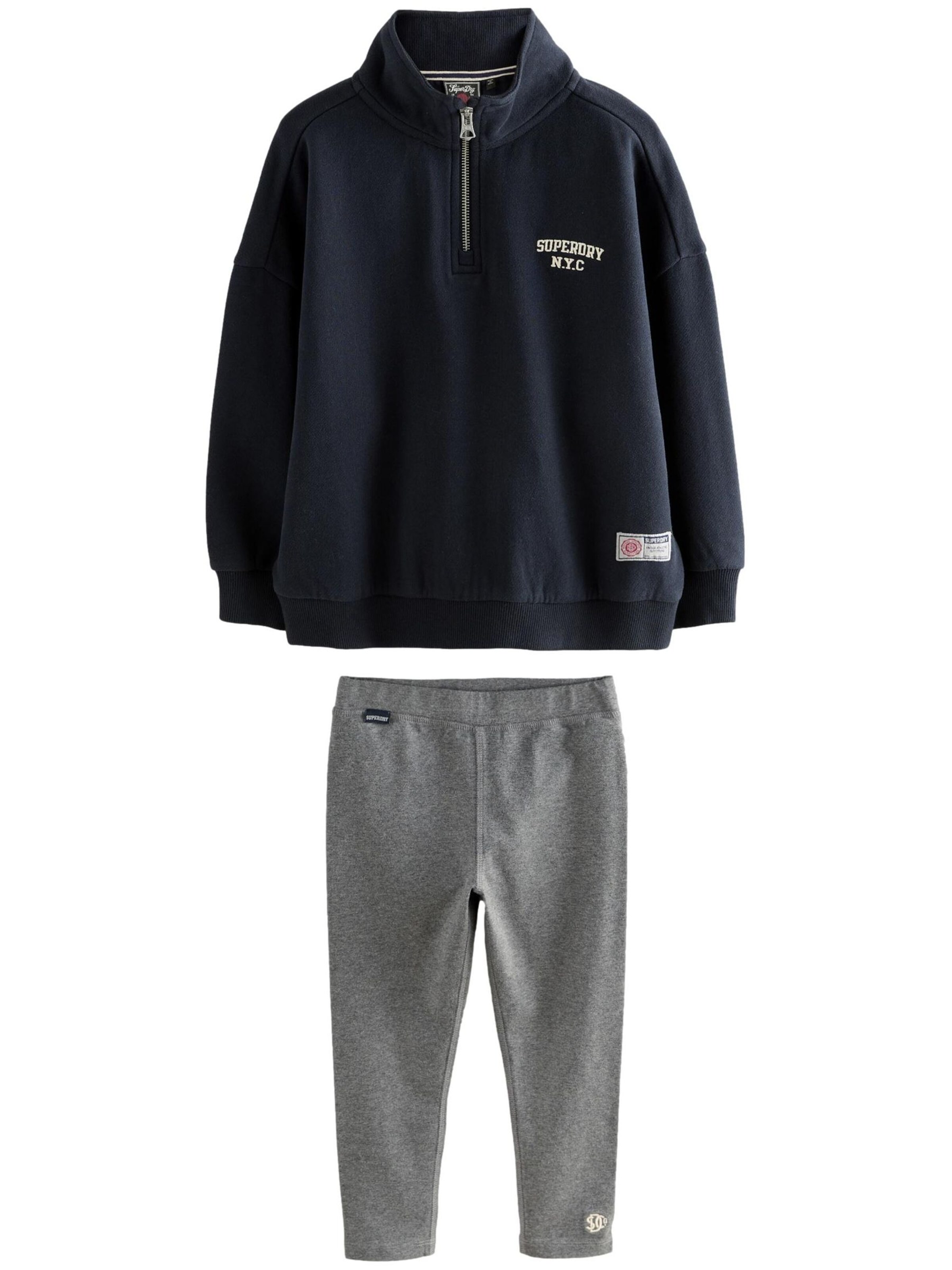 SuperdryKomplet - plava boja: prednji dio