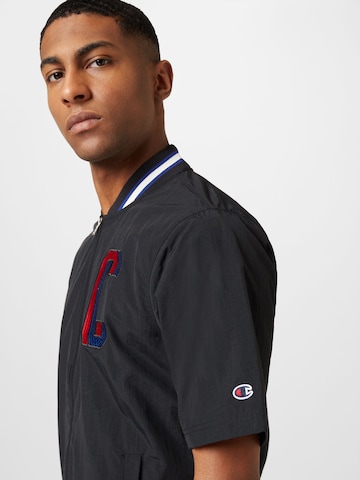 Champion Authentic Athletic Apparel Jacke in Schwarz