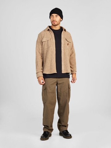 Brixton Regular Fit Hemd 'BOWERY' in Beige