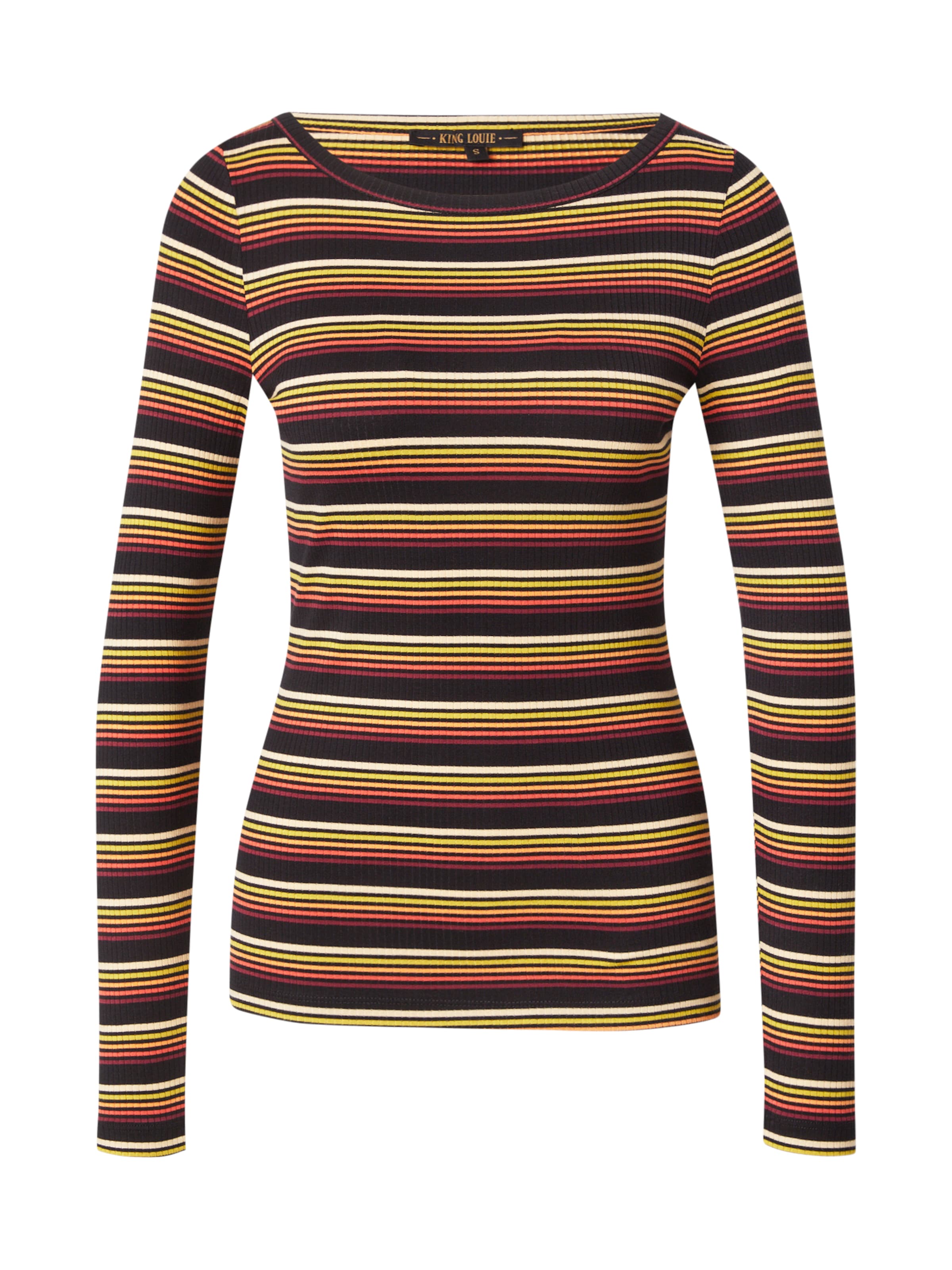 King Louie Shirt 'Lili' in Black: front