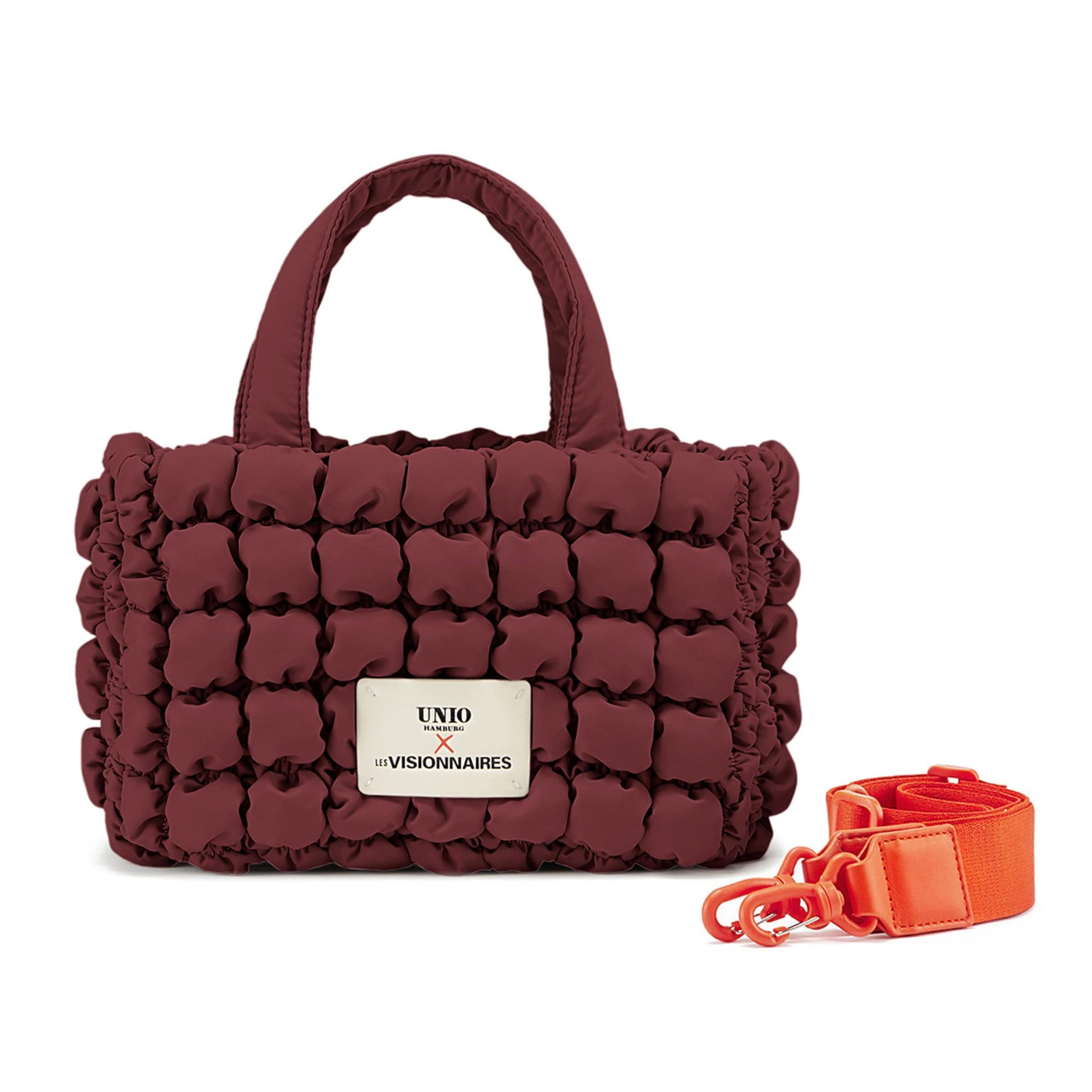 Les Visionnaires Handbag 'Bubble' in Red: front