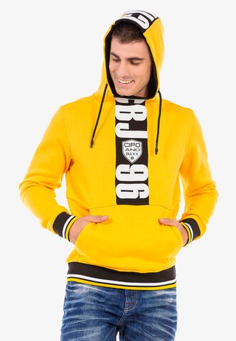 CIPO & BAXX Sweatshirt in Gelb