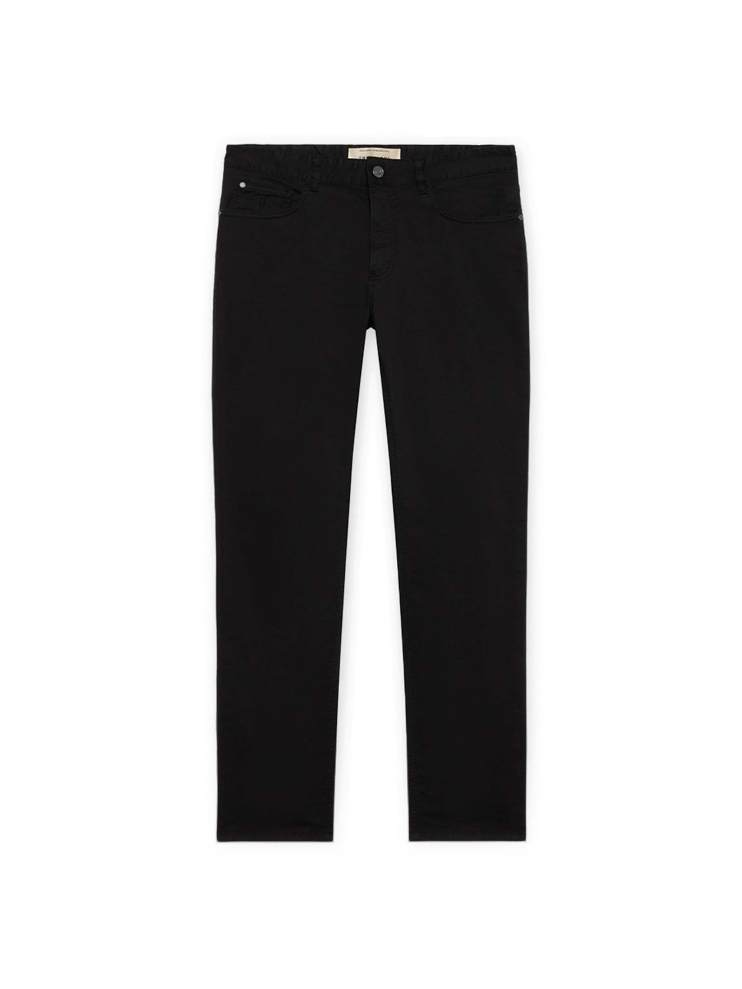 Trussardi Slimfit Broek in Zwart: voorkant