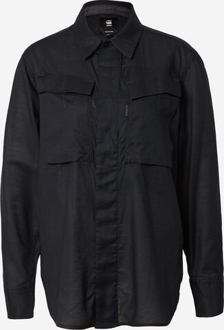 G-Star RAW Bluse 'Mysterious' in Schwarz: predná strana