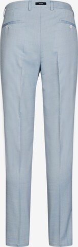 HECHTER PARIS Slimfit Bügelfaltenhose in Blau