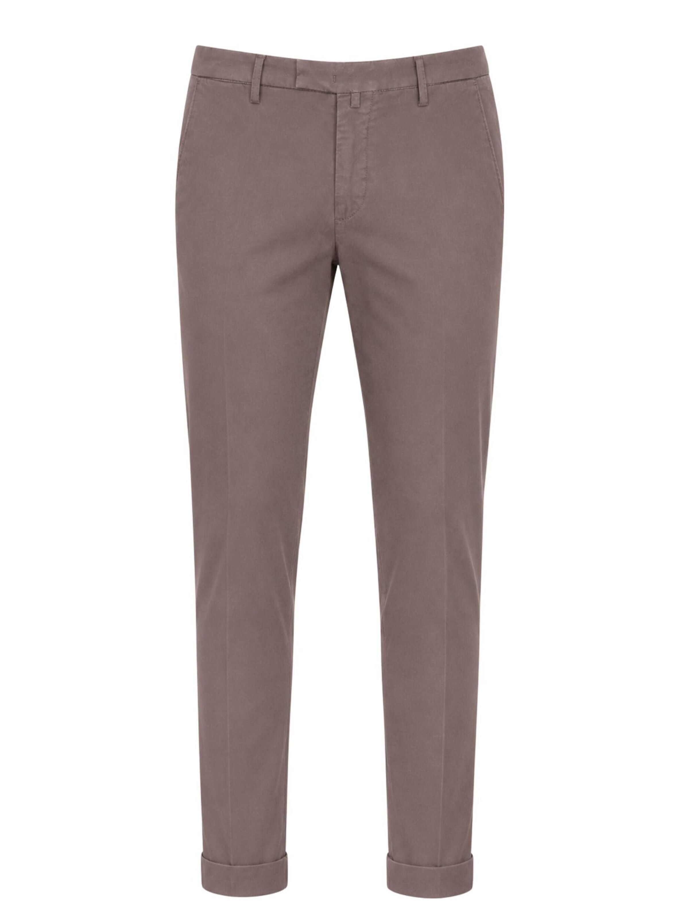 Briglia Baggy Pants 'Tapered Trousers in Stretch Cotton' in Grey: front